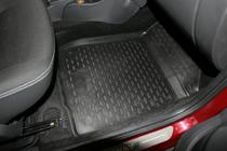 Renault Sandero 2007-2013 Gummimatten für den Innenraum (4 Stk, Novline) Foto 3