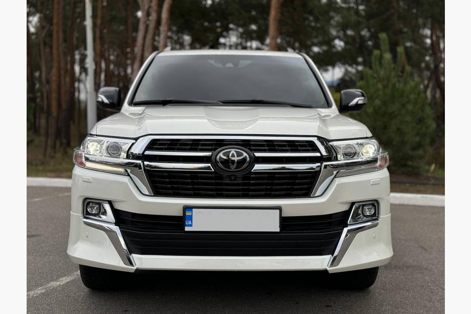 Toyota Land Cruiser 200 2007-2021 Spiegelkappen (mit Blinker, Style 2016) Weiß Foto 6