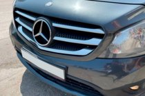 Mercedes Citan 2013-2021 Chrom Kühlergrill Blenden (5 Stk, Edelstahl) Foto 3