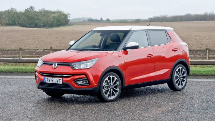 Neu gestaltete kompakte Crossover SsangYong Tivoli