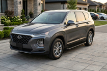 Hyundai Santa Fe 4 2018-2023 Trittbretter Allmond Black (2 Stk., Aluminium) Foto 1