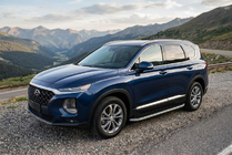 Hyundai Santa Fe 4 2018-2023 Seitenschweller Tayga Grey (2 Stk., Aluminium) Foto 1