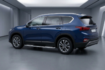Hyundai Santa Fe 4 2018-2023 Seitenschweller Tayga V2 (2 Stk., Aluminium) Foto 1