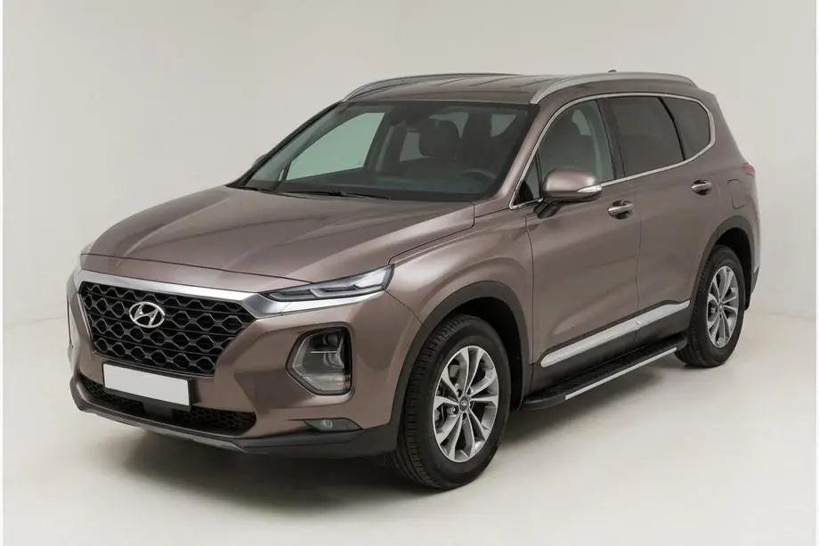 Hyundai Santa Fe 4 2018-2023 Seitenschweller Bosphore Grey (2 Stk., Aluminium) Image