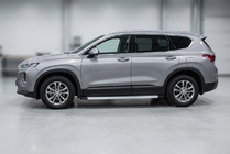 Hyundai Santa Fe 4 2018-2023 Seitenschweller Maya V2 (2 Stk., Aluminium) Foto 1