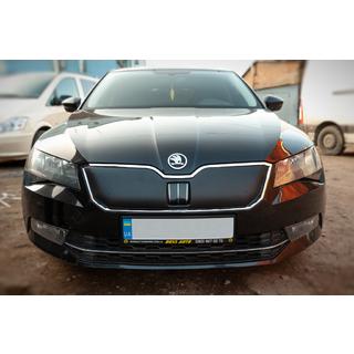 Winterabdeckung für Kühlergrill (2015-2019, oben) Skoda Superb 2015-2024 Foto 2