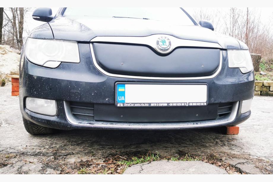 Skoda Superb 2009-2015 Winterabdeckung für Kühlergrill (unten, 2008-2013) Foto 5
