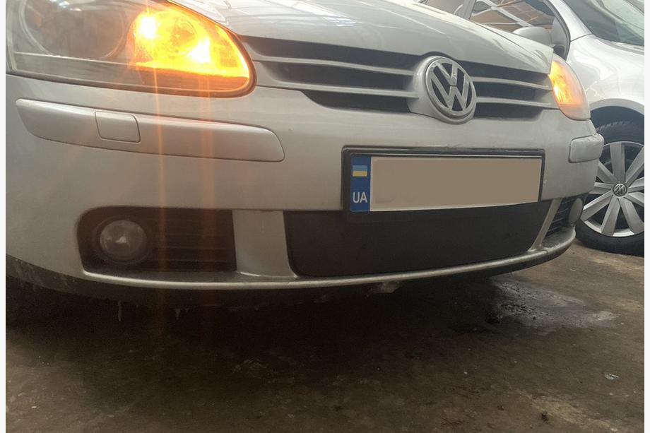 Volkswagen Touran 2003-2010 Untere Wintergrill, 2003-2006 Glänzend Foto 5