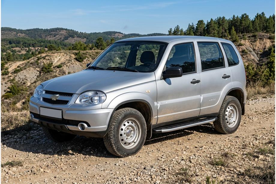 Chevrolet Niva 1998-2020 Seitenschweller Fullmond (2 Stk., Aluminium) Image