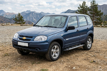 Chevrolet Niva 1998-2020 Seitenschweller Sunrise (2 Stk., Aluminium) Foto 2