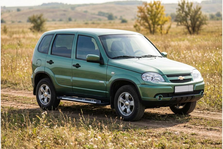 Chevrolet Niva 1998-2020 Seitenschweller Sunrise (2 Stk., Aluminium) Image