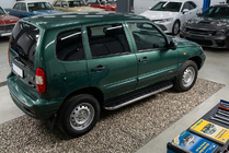 Chevrolet Niva 1998-2020 Seitenschweller Maydos V1 (2 Stk., Aluminium) Foto 1