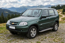 Chevrolet Niva 1998-2020 Seitenschweller Maydos V2 (2 Stk., Aluminium & Edelstahl) Foto 1