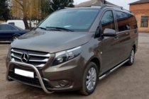 Mercedes Vito/V-class W447 2014- Frontbügel WT006 (Edelstahl) Foto 2
