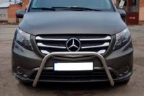 Mercedes Vito/V-class W447 2014- Frontbügel WT006 (Edelstahl) Foto 4