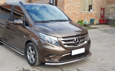 Mercedes Vito/V-class W447 2014- Frontschutzbügel ST008 (Edelstahl) Foto 3