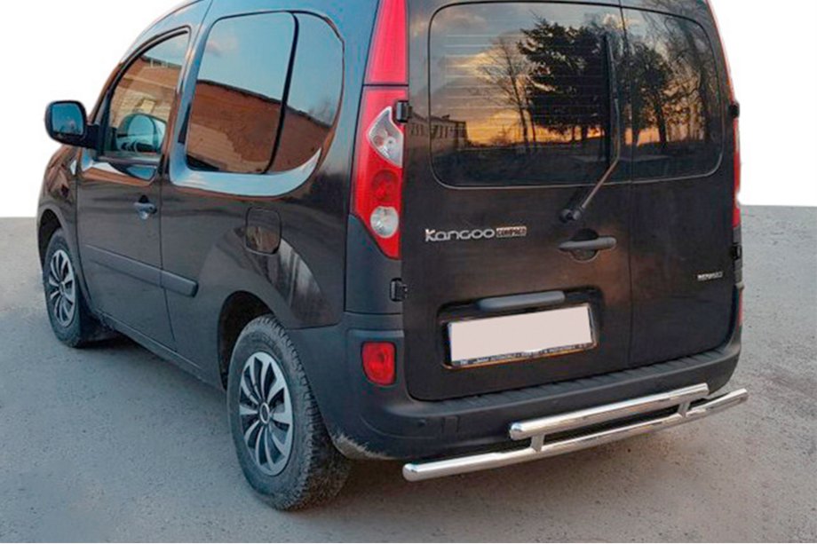 Renault Kangoo 2008–2020 Heckschutzbügel AK002-2 (Edelstahl) Image