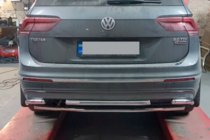 Volkswagen Tiguan 2016-2023 Heckschutz AK001-2 (Edelstahl) Foto 2