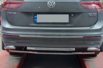 Volkswagen Tiguan 2016-2023 Heckschutz AK001-2 (Edelstahl) Foto 3