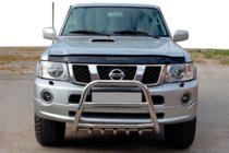 Nissan Patrol Y61 1997-2011 Frontbügel QT007 (Edelstahl) Foto 1
