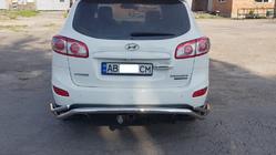 Hyundai Santa Fe 2 2006-2012 Heckbügel AK007-1 (Edelstahl) Foto 4