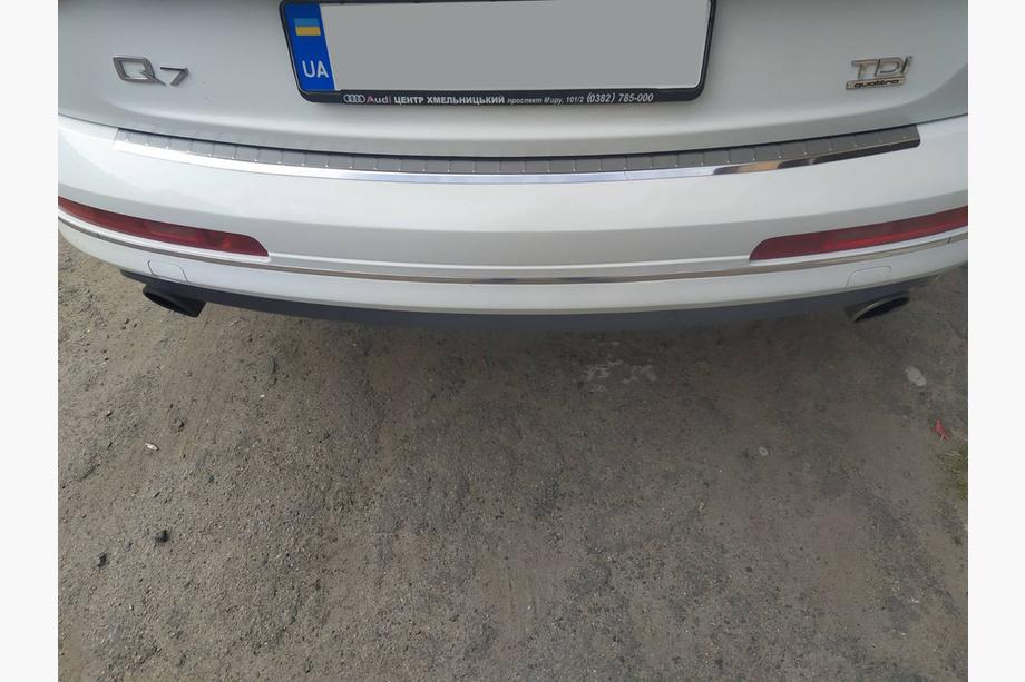 Audi Q7 2005-2015 Heckstoßstangenabdeckung Carmos Edelstahl Image