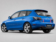 Mazda 3 2003-2009 Kofferraumleiste HB Edelstahl Foto 1