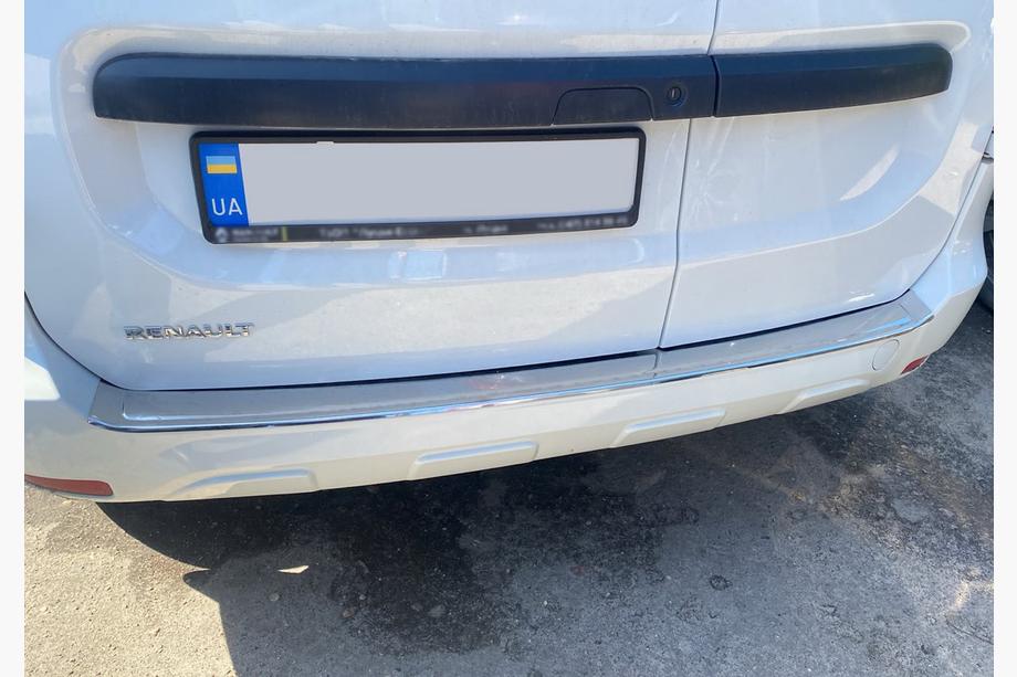 Dacia Dokker 2013-2022 Heckstoßstangenschutz Carmos Edelstahl Foto 1