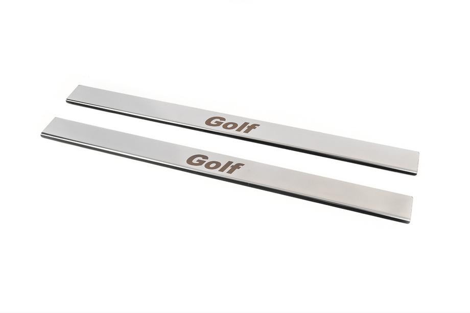 Volkswagen Golf 4 1997-2006 Einstiegsleisten Coupe Carmos (2 Stk., Edelstahl) Image
