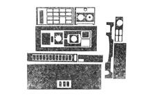 Mercedes T2 (507-814) 1967-1996 Armaturenbrett Abdeckungen (Meric) Aluminium Foto 2