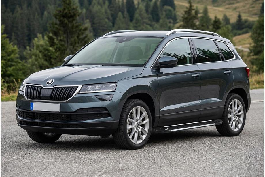Skoda Karoq 2018- Seitenschweller RedLine Black (2 Stk., Aluminium) Image