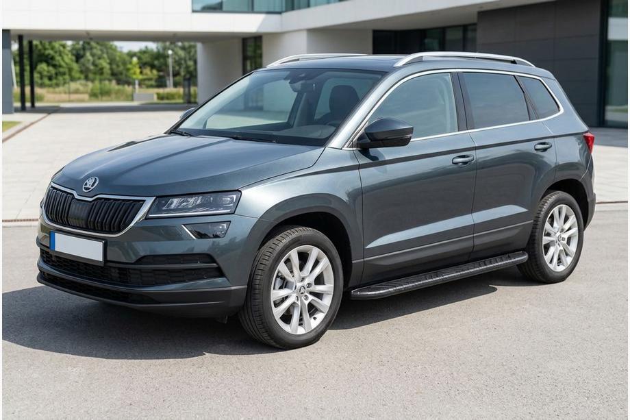 Skoda Karoq 2018- Seitenschweller Bosphorus Black (2 Stk., Aluminium) Image