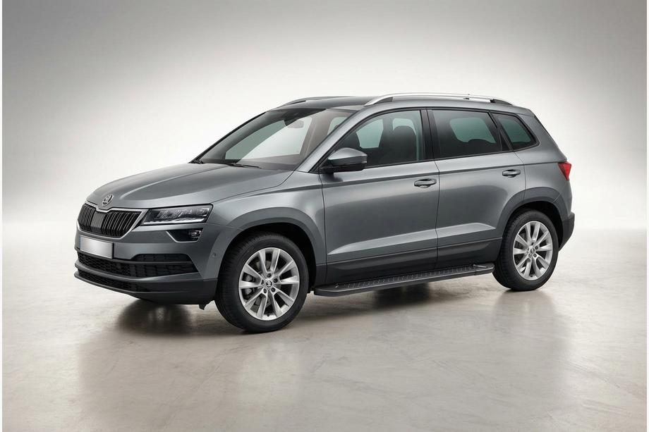 Skoda Karoq 2018- Trittbretter Allmond Black (2 Stk., Aluminium) Image