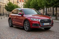 Audi Q5 2017-2025 Seitenschweller Maya Red (2 Stk., Aluminium) Foto 1