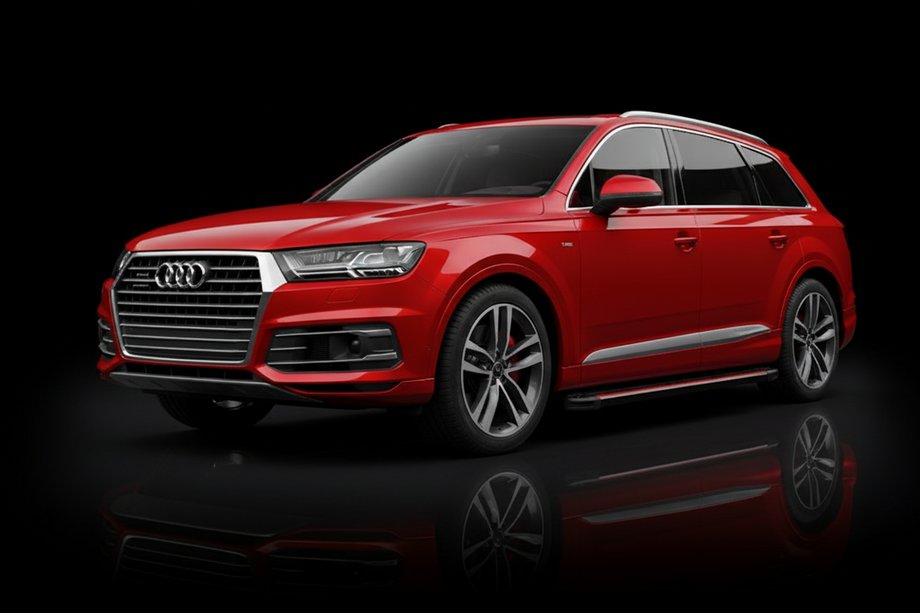 Audi Q7 2015–2026 Seitenschweller Maya Red (2 Stk., Aluminium) Image