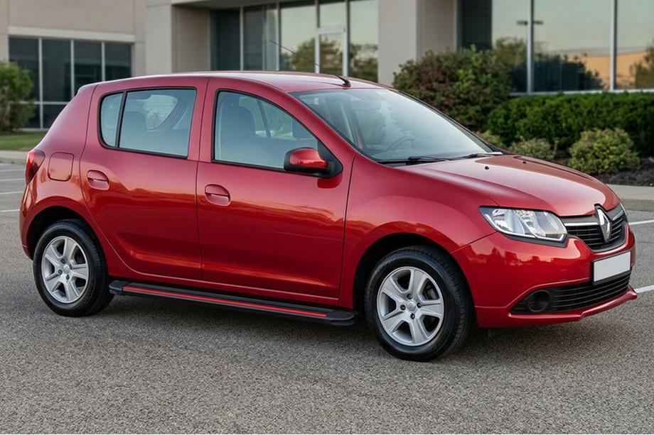 Dacia Sandero 2013-2020 Seitenschweller Maya Red (2 Stk., Aluminium) Image