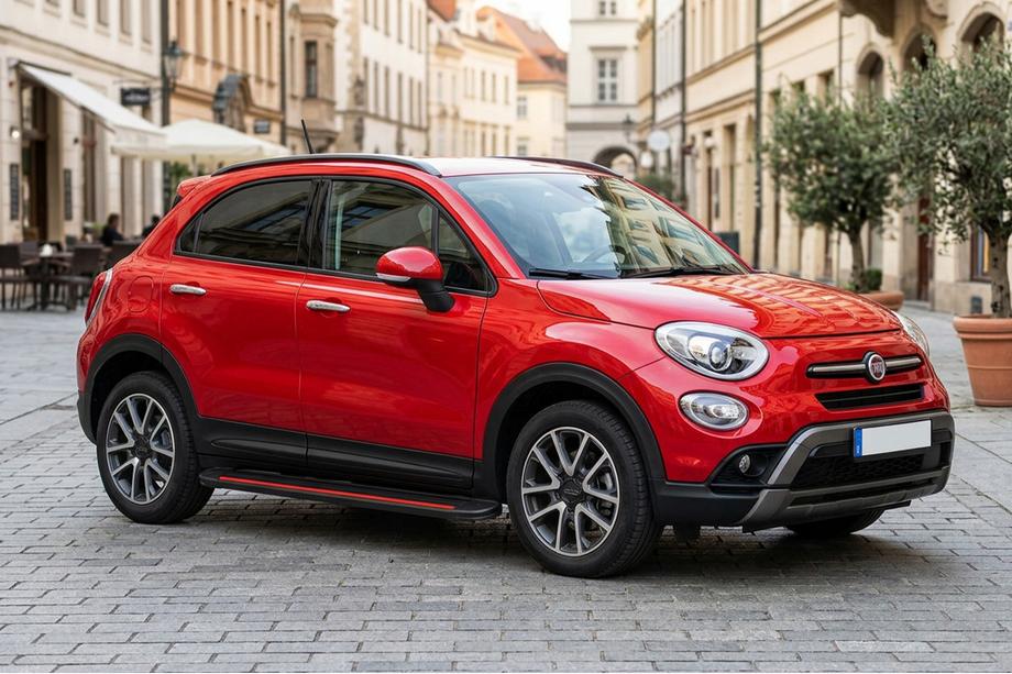 Fiat 500X 2014-2024 Seitenschweller Maya Red (2 Stk., Aluminium) Image
