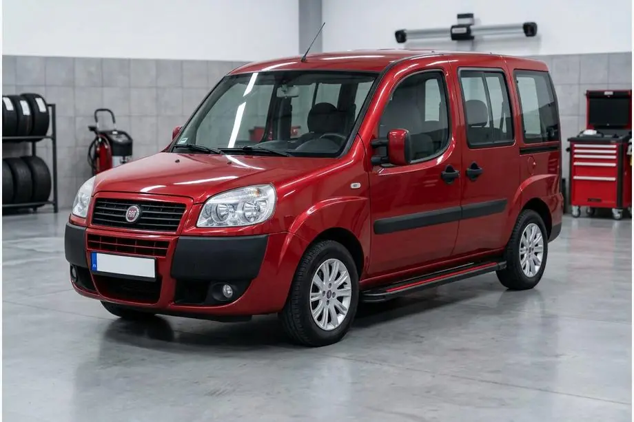Fiat Doblo I 2005-2010 Seitenschweller Maya Red (2 Stk., Aluminium) Image