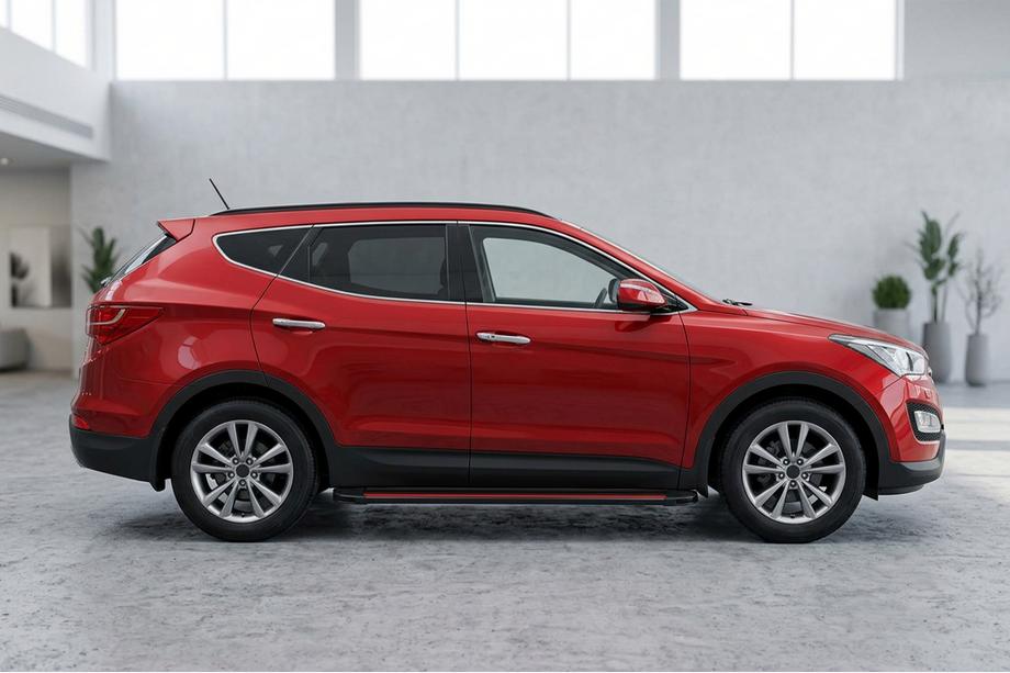 Hyundai Santa Fe 3 2012-2018 Seitenschweller Maya Red (2 Stk., Aluminium) Image