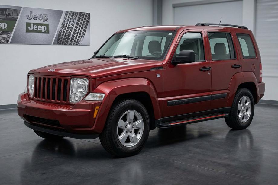 Jeep Cherokee/Liberty 2007-2013 Seitenschweller Maya Red (2 Stk., Aluminium) Image