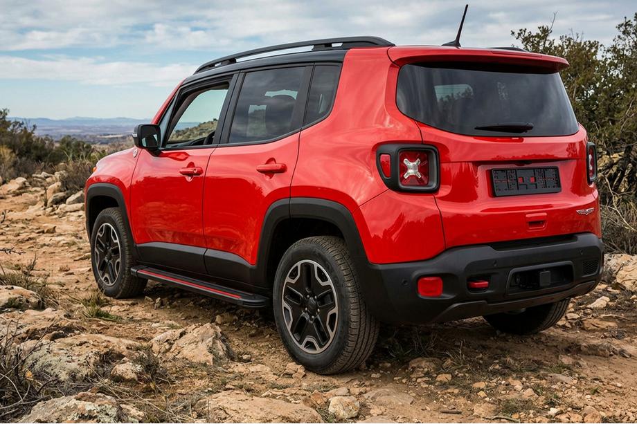 Jeep Renegade 2014- Seitenschweller Maya Red (2 Stk., Aluminium) Image