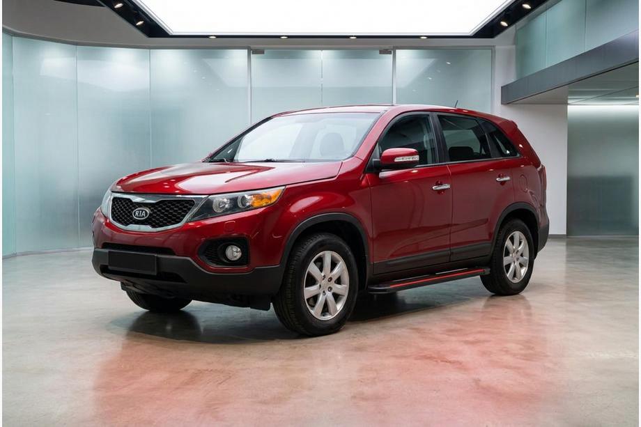 Kia Sorento II XM 2009-2014 Seitenschweller Maya Red (2 Stk., Aluminium) 2010-2013 Image