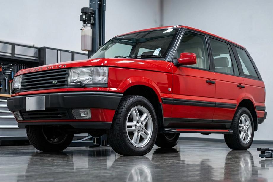 Range Rover II P38A 1997-2002 Seitenschweller Maya Red (2 Stk., Aluminium) Image