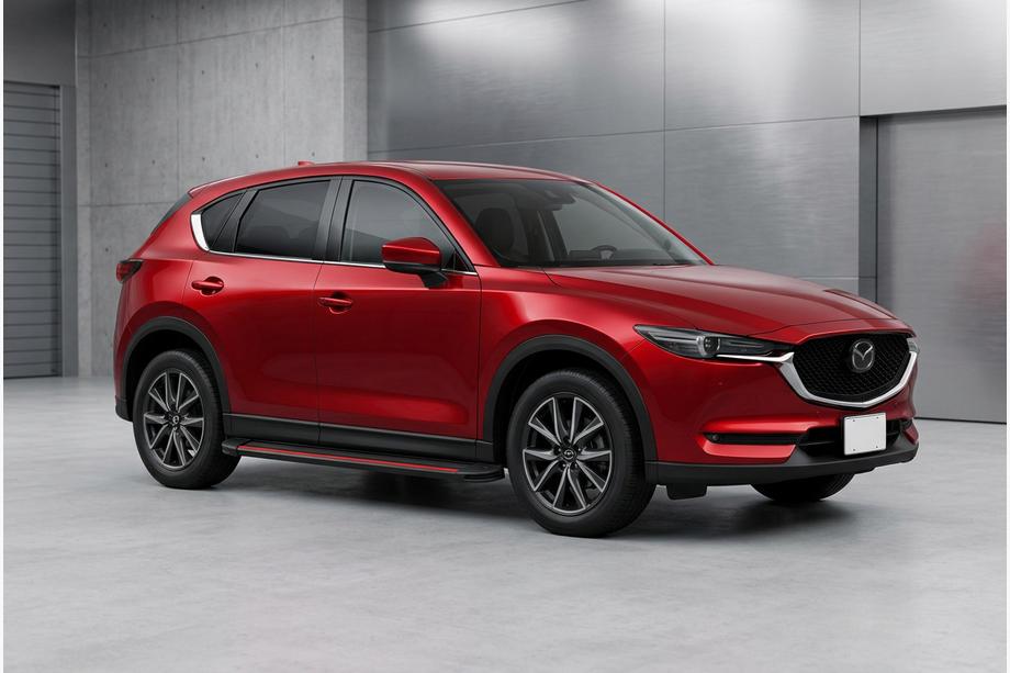 Mazda CX-5 2017–2025 Seitenschweller Maya Red (2 Stk., Aluminium) Image