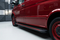 Mercedes Vito W639 2004-2014 Trittbretter Maya Red-Black (2 Stk., Aluminium) Lang (ExtraLong) Foto 1