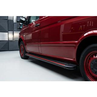 Trittbretter Maya Red-Black (2 Stk., Aluminium) Foto 1
