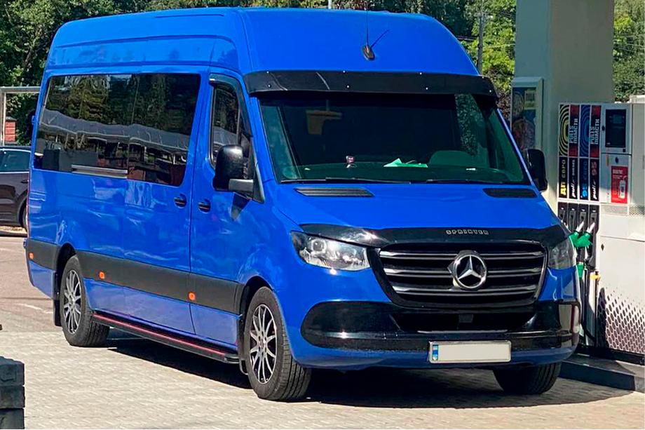 Mercedes Sprinter W907/W910 2018- Seitenschweller Maya Red (2 Stk., Aluminium) Mittlerer Radstand - Vorderradantrieb Foto 2