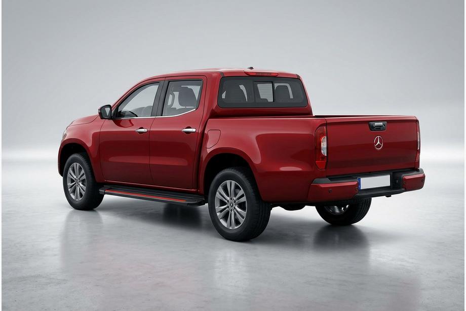 Mercedes X class 2017-2020 Seitenschweller Maya Red (2 Stk., Aluminium) Image