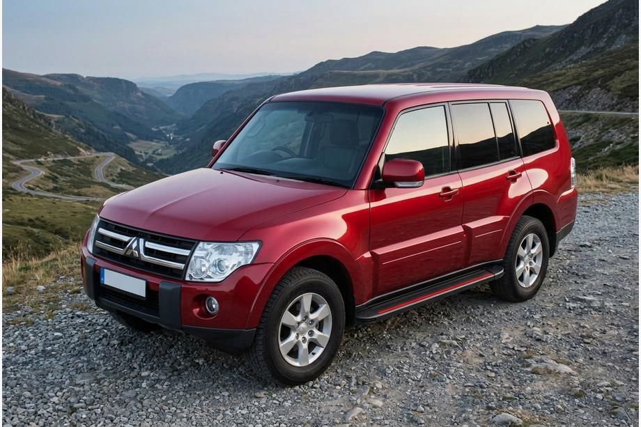 Mitsubishi Pajero Wagon IV 2006-2021 Seitenschweller Maya Red (2 Stk., Aluminium) Image