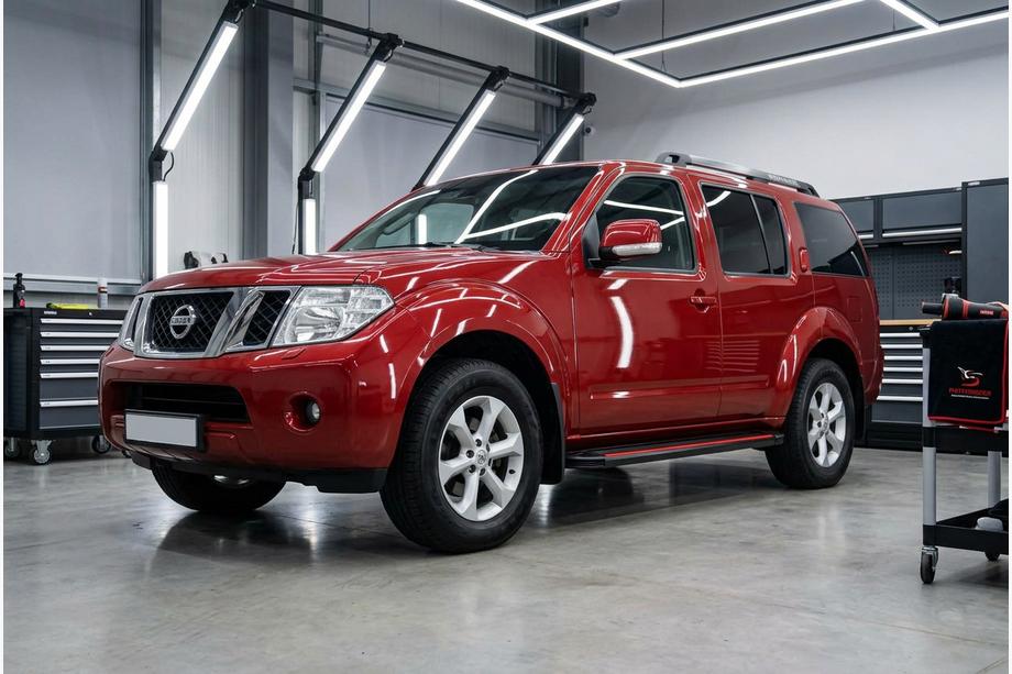 Nissan Pathfinder R51 2005-2014 Seitenschweller Maya Red (2 Stk., Aluminium) Image